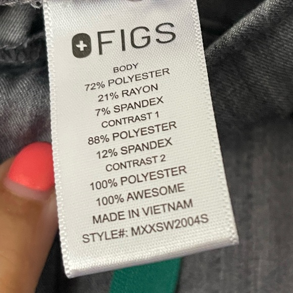 FIGS Men’s Tansen Jogger Scrub Nurse Pants in Graphite Gray Heather Size XL - Picture 5 of 11